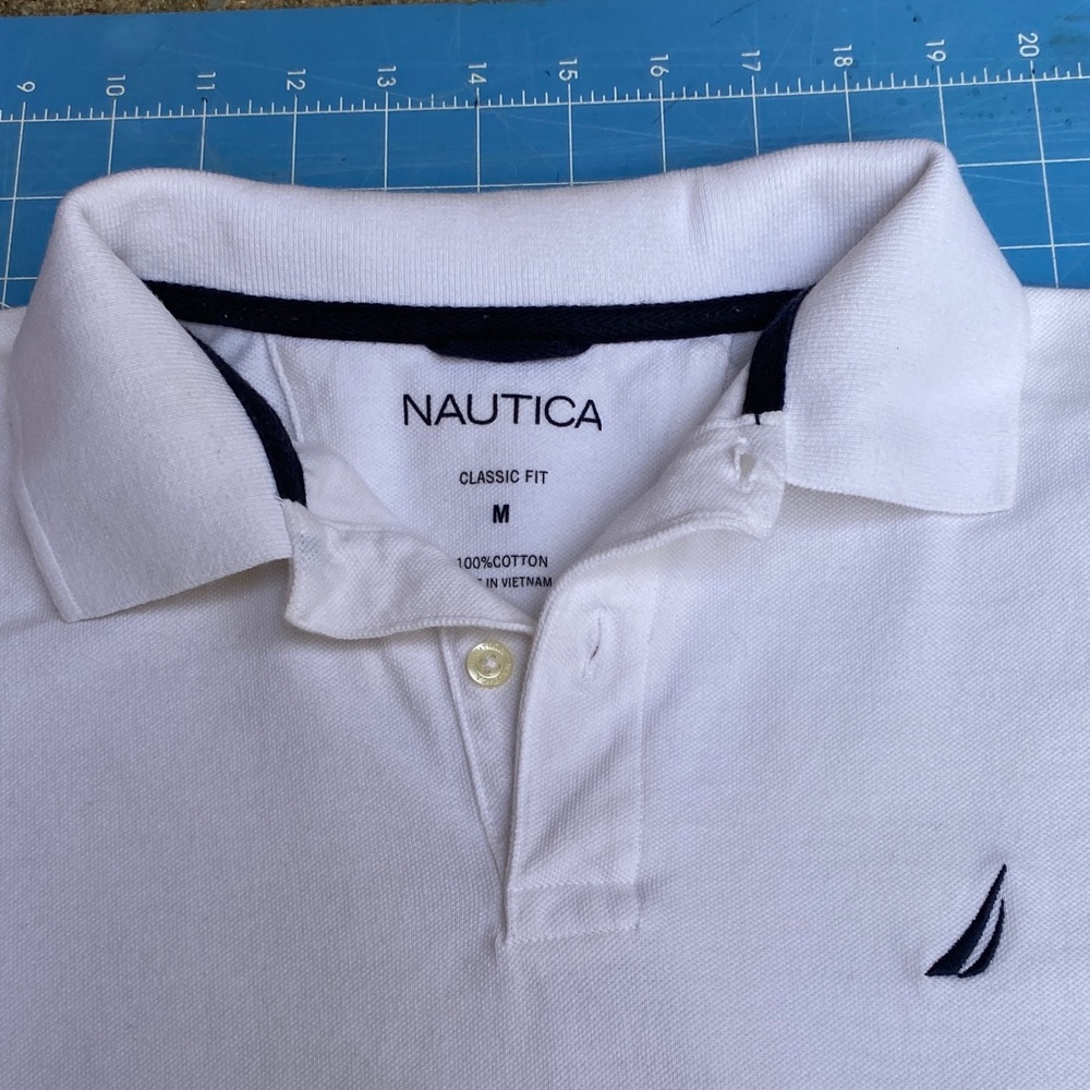 Nautica Classic White Polo Shirt